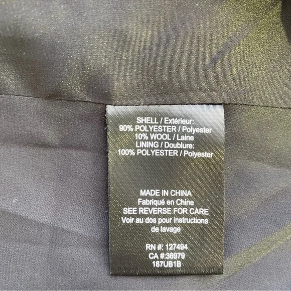 Heartloom Ivy Blazer Charcoal Plaid Button Front - Picture 6 of 15